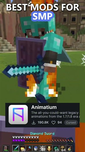 Best mods for diamond smp #minecraft #minecraftsmp