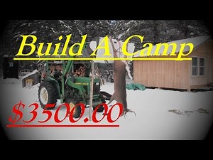 Build A hunt Camp @ The Rustic Log Cabin Deer Hunting Camp