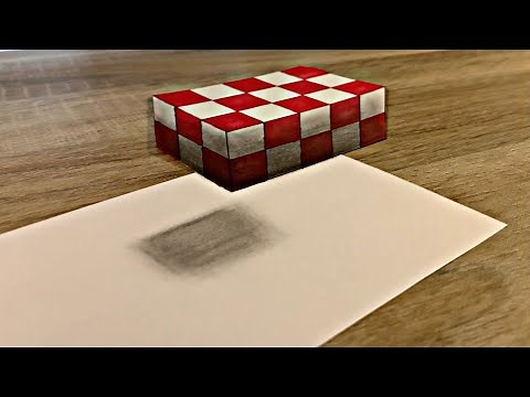 Apprendre la meilleure technique pour dessiner une illusion, dessin 3D astuce, tutoriel