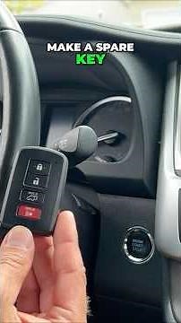DIY Toyota Highlander key programming