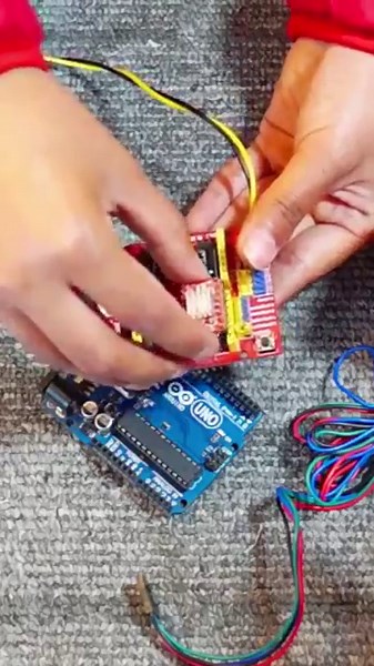 DIY Arduino PCB milling CNC #arduino #arduinoprogramming #arduinoproject