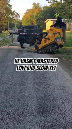 Boy is out here thinking he's Black Sheep running the Vermeer mini loader on the nose #bloopers