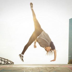 992K views · 667 reactions | Why parkour's leading lady Silke Sollfrank chose freerunning over Olympic dreams. | BBC World Service | Facebook