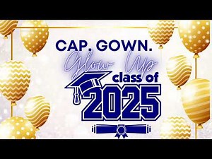 Glow Up Graduation Background | Celebrate in Style!