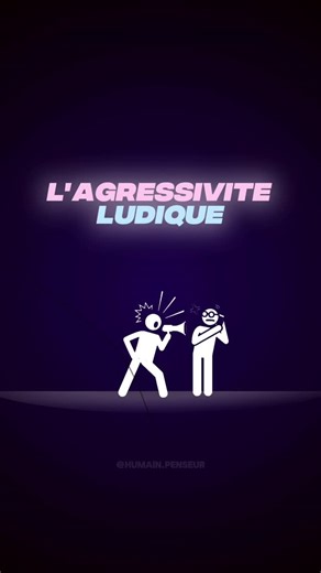 Humain Penseur 🧠 on Instagram: "L’agressivité ludique : pourquoi certaines personnes se permettent-elles d’être dures, piquantes, voir insultantes… avec ceux qu’elles aiment le plus ? Est ce que tu te sens concerné.e par ce phénomène ? Partage ton témoignage aux humains penseurs ⬇️✍🏼 🔗 Envie d’aller plus loin ? Découvre ma sélection psycho dans mon lien en bio #psychologie #santémental #mental #penserasoi #emotion #relation #fyp #foryou"