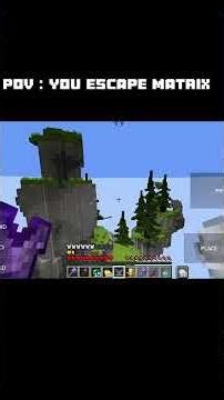 Pov : You escape Matrix