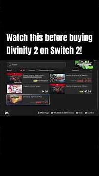 Don’t Buy Divinity OS2 on Switch 2 Until You See This