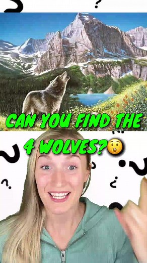 CAN YOU FIND ALL THE WOLVES😲 #Reels | Inet Technology Central