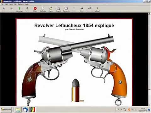 Revolver Lefaucheux 1854 1858 expliqué (HLebooks.com)