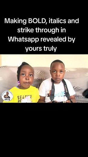 Turn words bold, italic or strikethrough Sometimes certain words need more emphasis and shouty caps just don't cut it. Don't worry, WhatsApp allows you to make whichever words or phrases you want bold, italic, or strike through them altogether. iOS & Android: Add an asterisk either side of the word or phrase for *bold*. Add an underscore either side of the word or phrase for _italic_. Add a tilde to either side of the word or phrase for ~strikethrough~. #whatspoppin #elvovewithelvis #phonehacks 