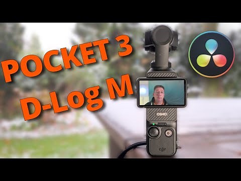DJI Pocket 3 | D-LOG M Color Mode | BEST SOLUTION in DaVinci Resolve