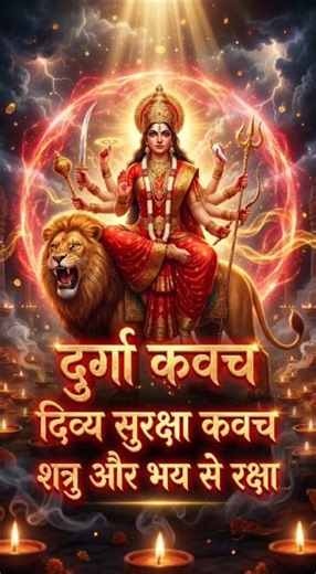 शक्तिशाली दुर्गा कवच मंत्र | Durga Kavach lyrics #durgapuja #durga #durgamaa