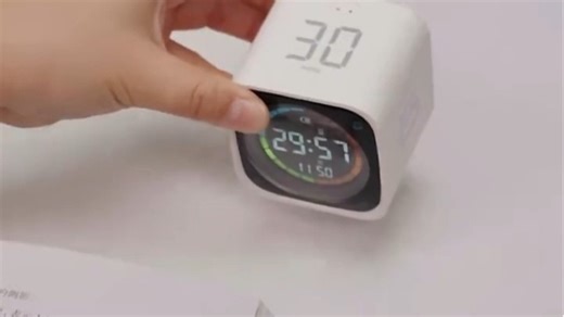 绿巨能（llano）翻转计时器智能闹钟小学生专用学习自律时间管理器儿童电子倒计时提醒起床时间小方TK3新年礼物