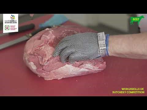 Worldskills Butchery Guide to Beef Seam Butchery - Knuckle / Thick Flank
