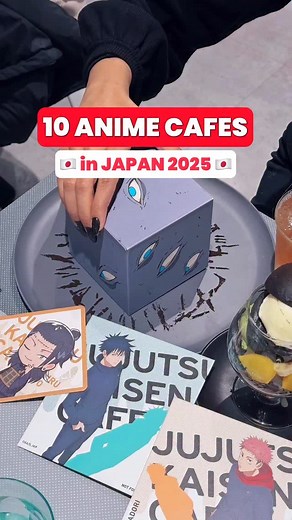 𝐒𝐞𝐫𝐢𝐤𝐚 (Shaggy) | 10 anime cafes to check out in Japan this summer 2025! 🥰 If you want to the official cafe links to see the menu or to reserve, comment... | Instagram