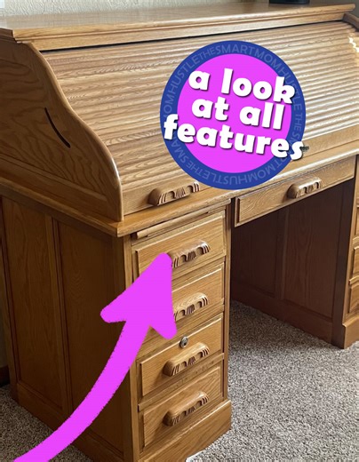 Watch Honest Review - Oak Roll top desk! on Amazon Live