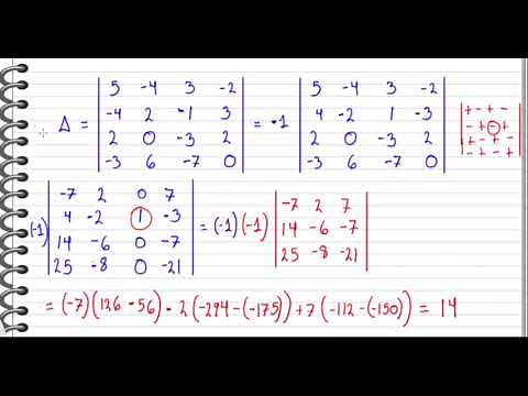 3 17 Ejercicio 3 Sistema de ecuaciones 4x4 por Cramer