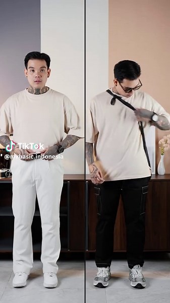 Pilih Gaya Kaos Oversize Biru Benhur Super Kece