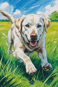 Yellow Labrador Retriever - Etsy