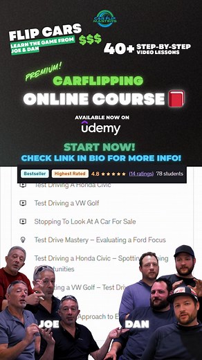 I made $8,500 last month flipping just 3 cars. You can too. This isn't about becoming a car expert - it's about following a proven system that works. If you can buy and sell on Facebook Marketplace, you can do this. Ready to start? Click below for the complete guide. | Car Flip Masters | Facebook