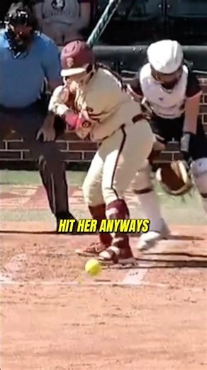 Did She Step Into The Ball? 🤔