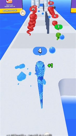 snake Run 3D Game New update 2025 #short #video #treanding #gamming #populargame