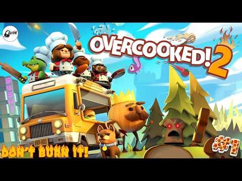🛑 Overcooked 2 Gameplay | Fun Co-op Cooking Multiplayer LIVE | Part 1 | PC