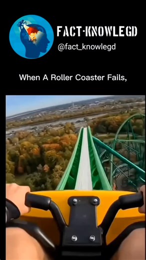 fact_knowledge.in | When the ride takes an unexpected turn! 🎢 A reminder that even the most thrilling rides have their moments. That feeling when the roller... | Instagram