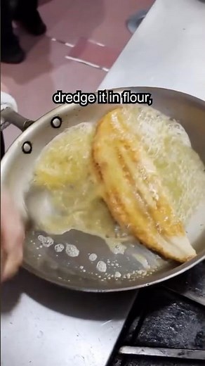How to cook Dover Sole fish #fish #food #chefschoice #french #meunier