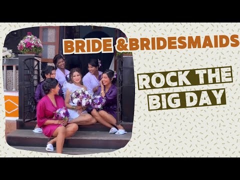 Flawless & Happy faces! Bride and bridesmaids rock the big day! 💃🏻 || BRIDE ANDREA|| #bridalmakeup