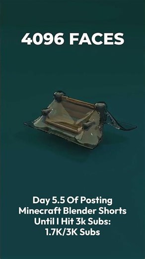 Satisfying 3D Minecraft Bench Cloth Simulation