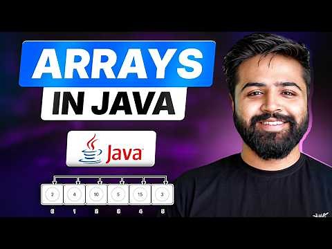 Introduction to Arrays | Declaration, Initialization, Traversal | String Intro | Java Full Course #9