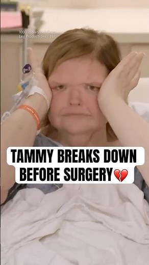 1000lb Sister Tammy Breaks Down Before Surgery #shorts #1000lbsisters #weightloss