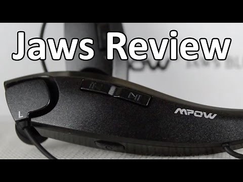 A Neckband Headset??? - Mpow Jaws Bluetooth Headset Review and Pairing Process
