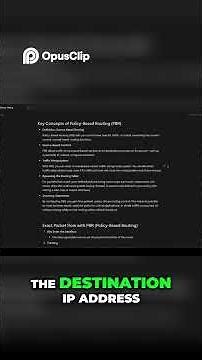 PBR Explained Policy Based Routing Deep Dive! #ccna #ccnp #ntworkbeginner #networking