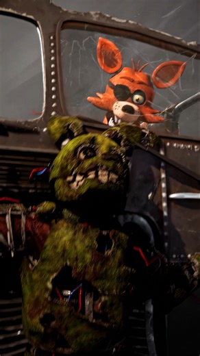 foxy vs springtrap 💀#shorts #mk1 #fnaf