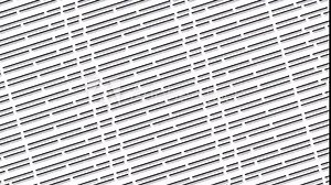 Dotted lines as a general background. They have shadows and quickly turn, performing movements around their axis.