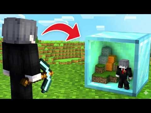 Minecraft But Blocks Are Cuttable With a Knife