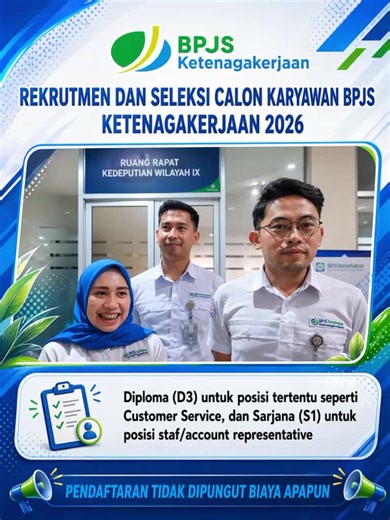 Rekrutmen BPJS Ketenagakerjaan 2026: Kesempatan Karier