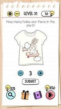 Brain Test Level 31 32 33 34 35 36 37 38 39 40 Tricky Puzzles Walkthrough