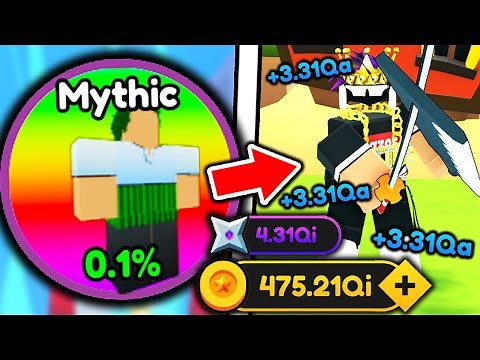 I Got RAREST 0.1% PET And Became STRONGEST FIGHTER in Roblox Anime Sword Fighters Simulator