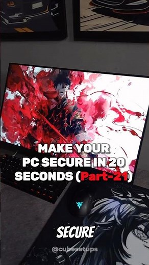 Make Your Windows PC More Secure in 20 Seconds | PC Tip Part 21 #pctips #tech #ai