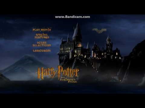 Harry Potter: Sorcerers Stone 2001 DVD Menu Walkthrough (Disc 1)
