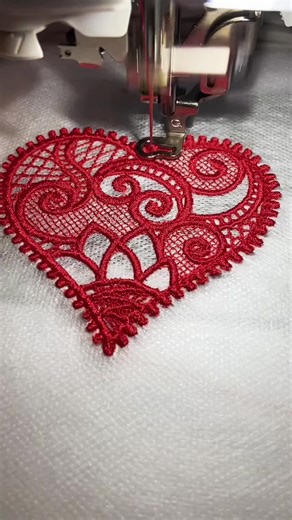 #FSL #love #lace #embroidery