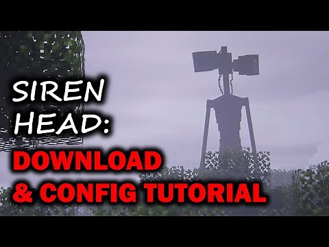 How To DOWNLOAD Minecraft Siren Head & Edit The Config