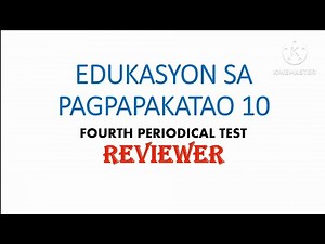 Fourth Quarter Exam in ESP 10 Reviewer / JA VLOGS