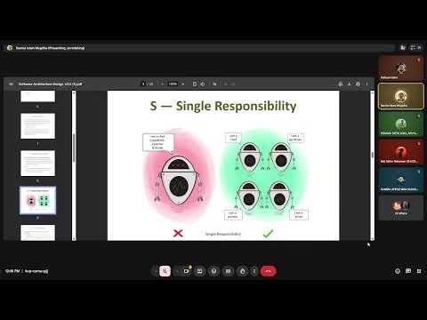 Software Architecture S.O.L.I.D principles 31/3/26