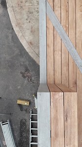 4.5K views · 105 reactions | Waterfall bar top is in!! Couple more features still incoming with this fun project so stay tuned, and thanks for watching!! Decking is Eva-Last Americas Pioneer . #decking #deck #design #build #backyard | Ravin Builders | Facebook