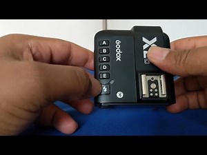 Godox X2T-C TTL Wireless Flash Trigger for Canon SETUP