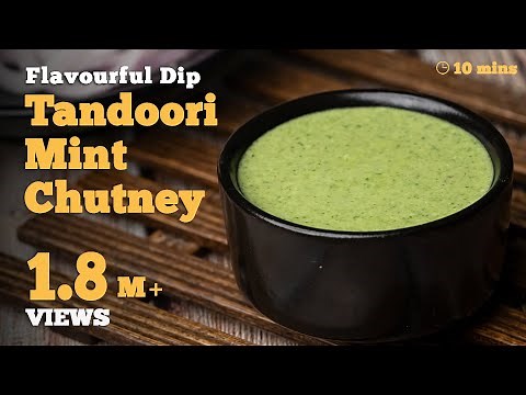 Tandoori Mint Chutney | Mint Dip for Tandoori Chicken | Mint Chutney | Cookd